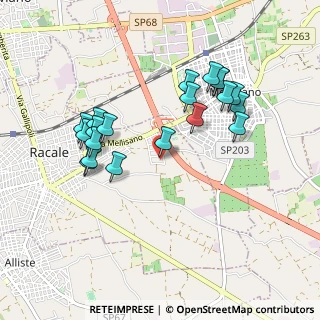 Mappa Lotto 25 Z.I, 73055 Racale LE, Italia (1.0015)
