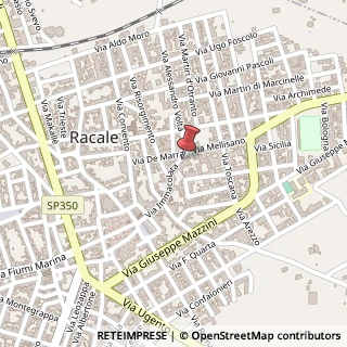 Mappa Via Melissano, n?27, 73055 Racale, Lecce (Puglia)