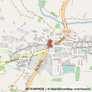 Mappa Via Roma, 82, 08040 Lotzorai, Nuoro (Sardegna)