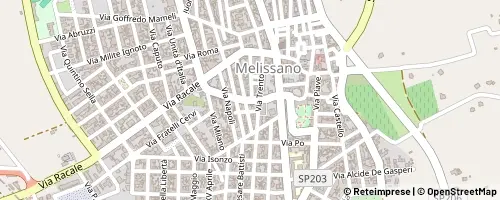 Mappa Melissano