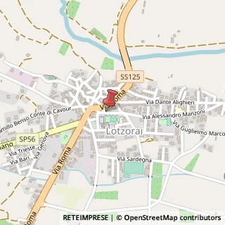 Mappa Via Repubblica, 08040 Lotzorai OG, Italia, 08040 Lotzorai, Nuoro (Sardegna)