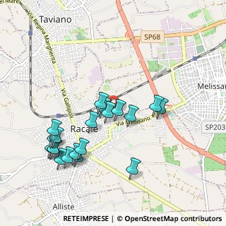 Mappa Via Mantova, 73055 Racale LE, Italia (1.091)