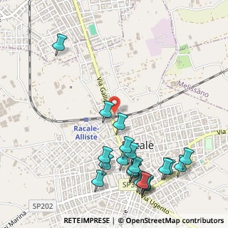 Mappa Via Don Luigi Sturzo, 73055 Racale LE, Italia (0.703)