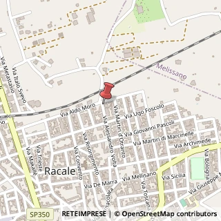Mappa Via Alessandro Volta, 67, 73055 Racale, Lecce (Puglia)