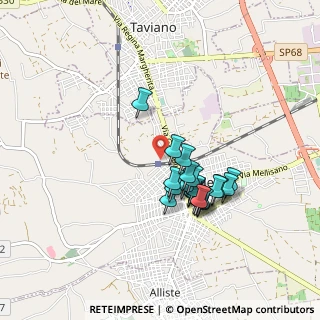 Mappa Via Cotrada Centra, 73055 Racale LE, Italia (0.7915)