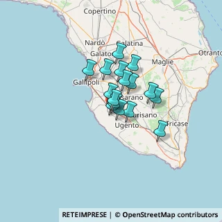 Mappa Str. vicinale di Civo, 73055 Racale LE, Italia (8.7)