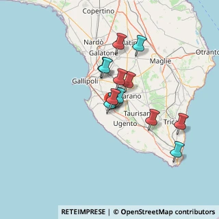 Mappa Str. vicinale di Civo, 73055 Racale LE, Italia (12.33333)