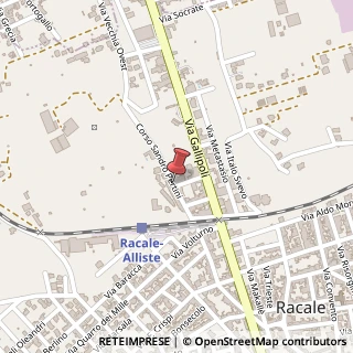 Mappa Piazza San Vito, 9, 73055 Racale, Lecce (Puglia)