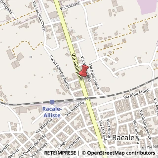 Mappa Via Gallipoli, numero 226, 73055 Racale, Lecce (Puglia)