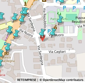 Mappa Via Nuoro, 08040 Lotzorai NU, Italia (0.118)