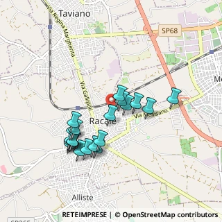 Mappa Via Ugo Foscolo, 73055 Racale LE, Italia (0.9145)