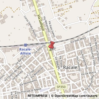Mappa Via Gallipoli, 179, 73055 Racale, Lecce (Puglia)