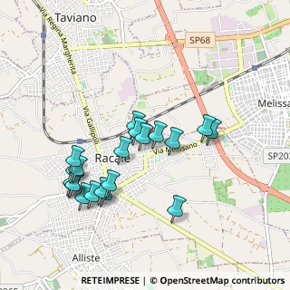 Mappa Via Lucania, 73055 Racale LE, Italia (0.994)