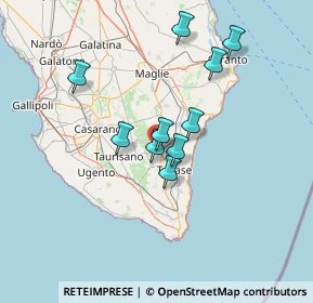 Mappa SP374, 73035 Miggiano LE, Italia (14.64182)