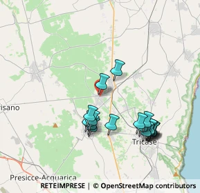 Mappa SP374, 73035 Miggiano LE, Italia (4.13056)