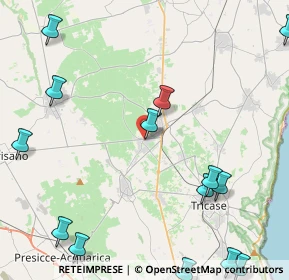 Mappa SP374, 73035 Miggiano LE, Italia (6.67214)