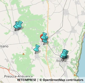 Mappa SP374, 73035 Miggiano LE, Italia (4.35909)