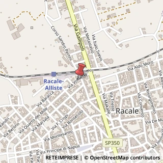 Mappa Via Volturno, 25, 73055 Racale, Lecce (Puglia)