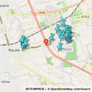 Mappa Via Enrico Mattei, 73055 Racale LE, Italia (1.0325)
