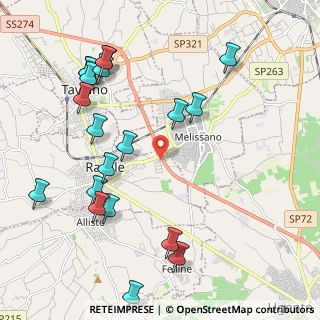 Mappa Via Enrico Mattei, 73055 Racale LE, Italia (2.677)