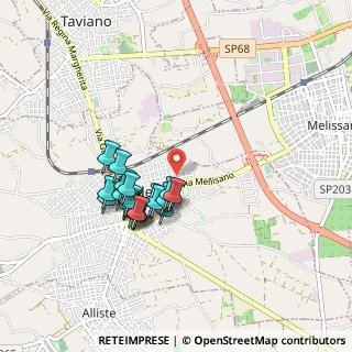 Mappa Via Martiri di Marcinelle, 73055 Racale LE, Italia (0.83)