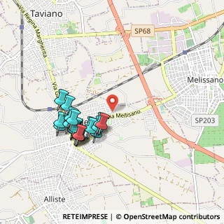 Mappa SP per Melissano, 73055 Racale LE, Italia (0.9525)