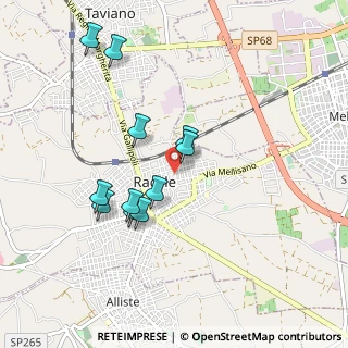 Mappa Via Alessandro Volta, 73055 Racale LE, Italia (0.94909)