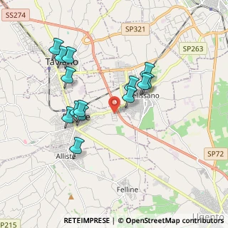 Mappa VIALE ENZO FERRARI, 73055 Racale LE, Italia (1.89857)