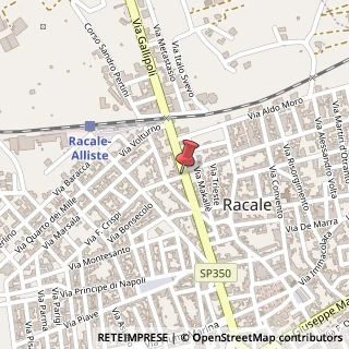 Mappa Via gallipoli 230, 73055 Racale, Lecce (Puglia)