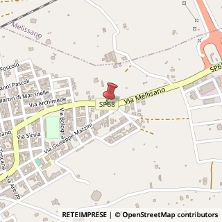 Mappa Via Melissano, 107, 73055 Racale, Lecce (Puglia)