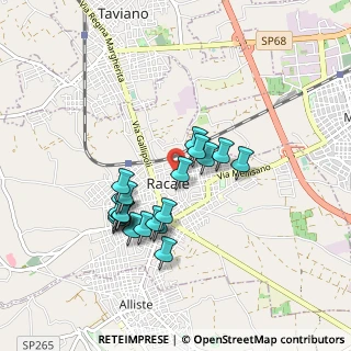 Mappa Via Convento, 73055 Racale LE, Italia (0.844)