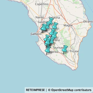 Mappa Via Convento, 73055 Racale LE, Italia (8.28846)
