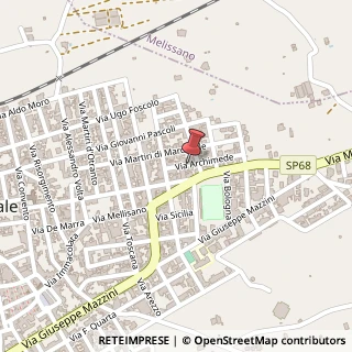 Mappa Via Archimede, 19, 73055 Racale, Lecce (Puglia)