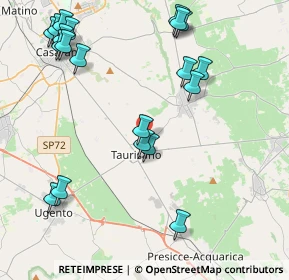 Mappa Via Aldo Sabato Professore, 73056 Taurisano LE, Italia (5.484)