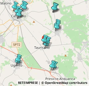 Mappa Via Aldo Sabato Professore, 73056 Taurisano LE, Italia (5.2)