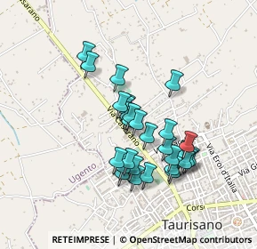 Mappa Via Prov.Casarano, 73056 Taurisano LE, Italia (0.39655)