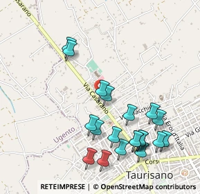 Mappa Via Prov.Casarano, 73056 Taurisano LE, Italia (0.5985)