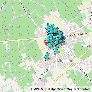 Mappa Via Giovanni Boccaccio, 73035 Miggiano LE, Italia (0.26429)