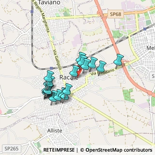 Mappa Via Indipendenza, 73055 Racale LE, Italia (0.844)
