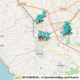 Mappa Corso Garibaldi, 73055 Racale LE, Italia (2.23357)