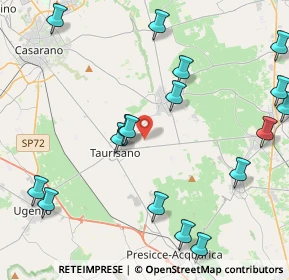 Mappa 12 Taurisano, 73056 Taurisano LE, Italia (5.70765)
