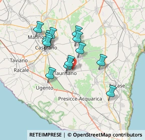 Mappa 12 Taurisano, 73056 Taurisano LE, Italia (6.64)