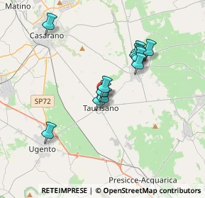 Mappa Via Cicerone, 73056 Taurisano LE, Italia (3.20917)