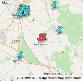 Mappa Via Cicerone, 73056 Taurisano LE, Italia (5.8805)