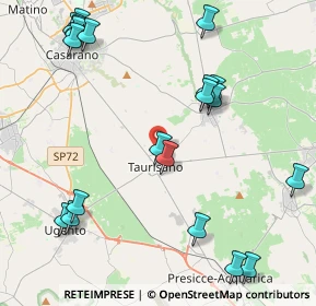 Mappa Via Cicerone, 73056 Taurisano LE, Italia (5.6985)