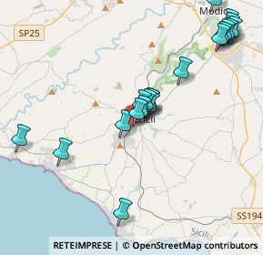 Mappa Via Trieste, 97018 Scicli RG, Italia (4.8875)