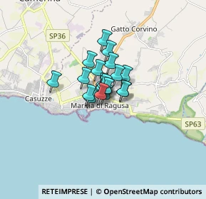 Mappa Via Barbicinti, 97010 Marina di Ragusa RG, Italia (0.8105)