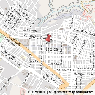 Mappa Viale M. Rapisardi, 633, 97014 Ispica, Ragusa (Sicilia)