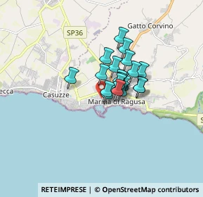 Mappa Via C. Cascone, 97010 Marina di Ragusa RG, Italia (1.076)