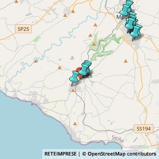 Mappa Via Monfalcone, 97018 Scicli RG, Italia (6.25294)